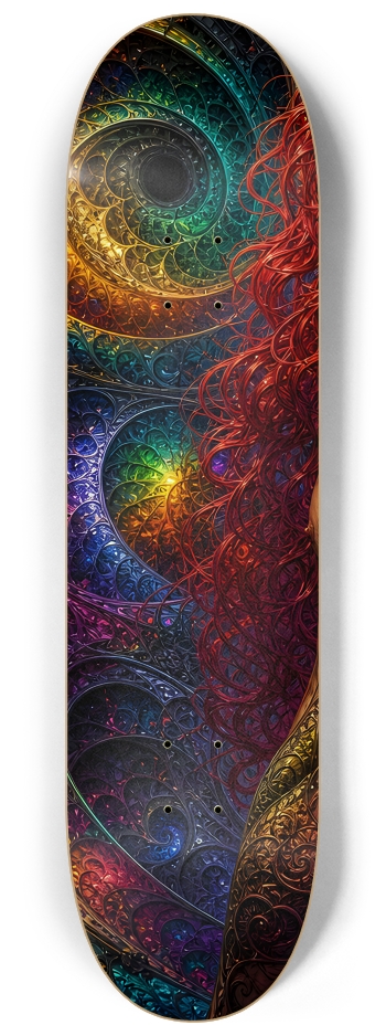 Gay Fractal Man #54 #1 8-1/4 Skateboard Deck