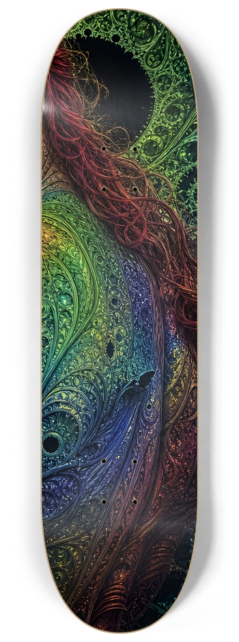 Gay Fractal Man #55 #3 8-1/4 Skateboard Deck