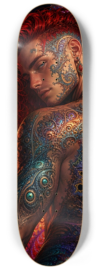 Gay Fractal Man #60 #2 8-1/4 Skateboard Deck