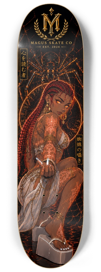 Magus Skate Co "Arcane Psychic Spider Mage" 8-1/4 Skateboard Deck