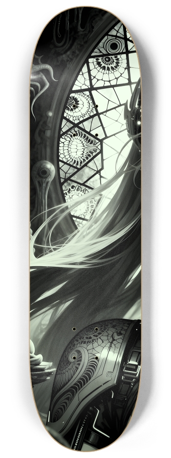 B&W Fractal Anime Girl #57 #1