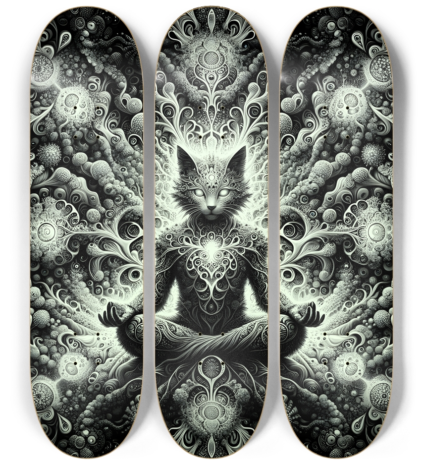 Fractal Coloring Page Cat #5