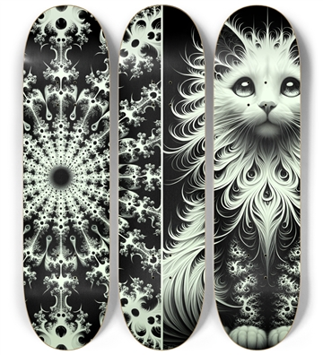 Fractal Coloring Page Cat #20