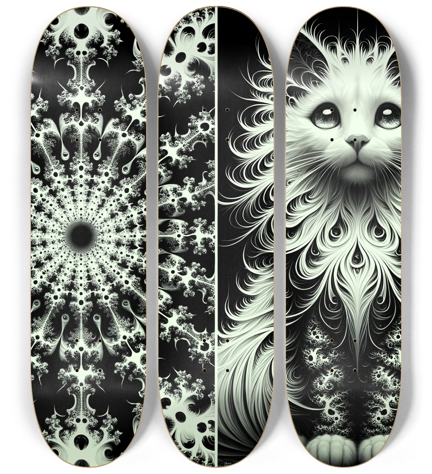 Fractal Coloring Page Cat #20
