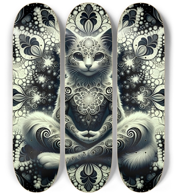 Fractal Coloring Page Cat #21
