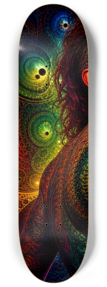 Gay Fractal Man #61 #1 8-1/4 Skateboard Deck