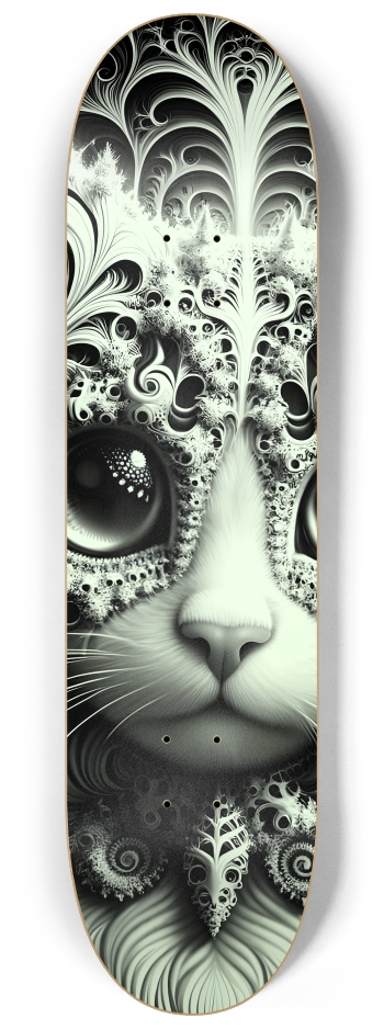 Fractal Coloring Page Cat #1 #2