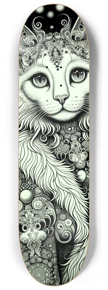 Fractal Coloring Page Cat #11 #3