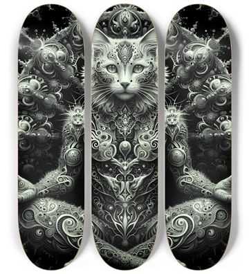 Fractal Coloring Page Cat #10