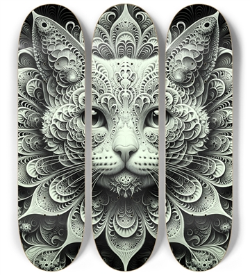 Fractal Coloring Page Cat #14