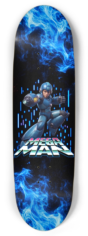 Mega Man is Here Football Shape