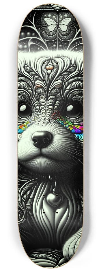 Fractal Coloring Page Dog #11 #2