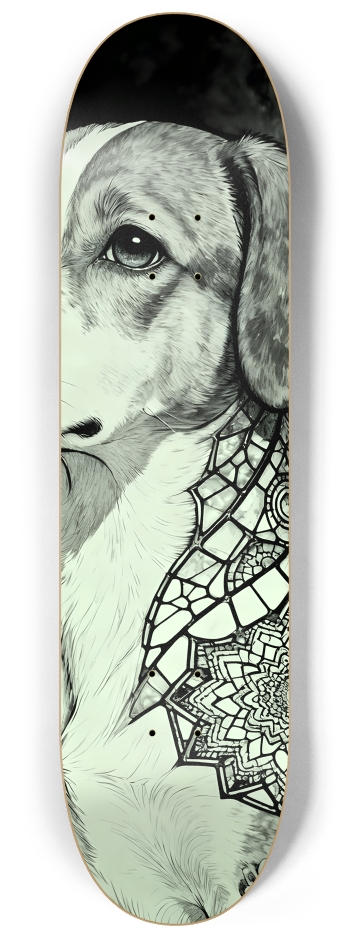 Fractal Coloring Page Dog #27 #2