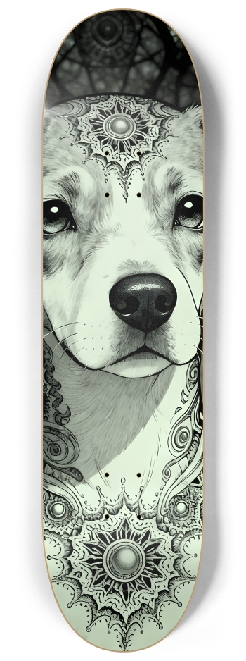 Fractal Coloring Page Dog #24 #2