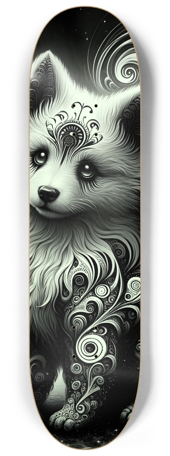 Fractal Coloring Page Dog #14 #3