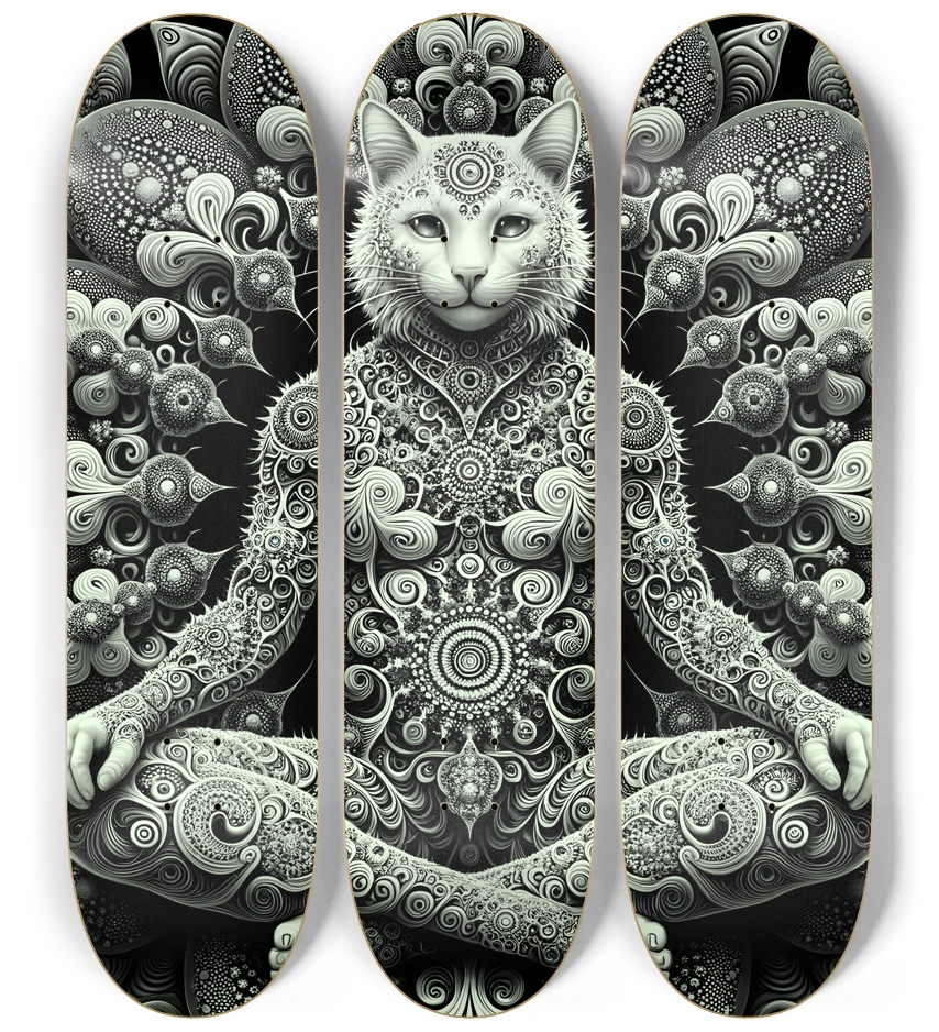 Fractal Coloring Page Cat #23