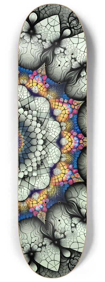 Fractal Coloring Page Dog #3 #1
