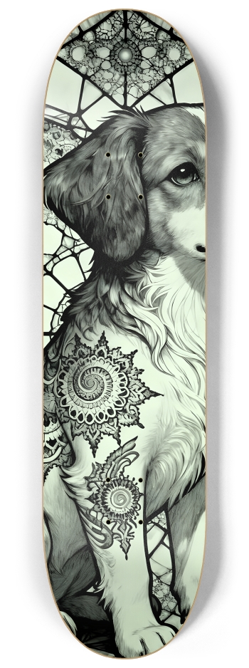 Fractal Coloring Page Dog #20 #2