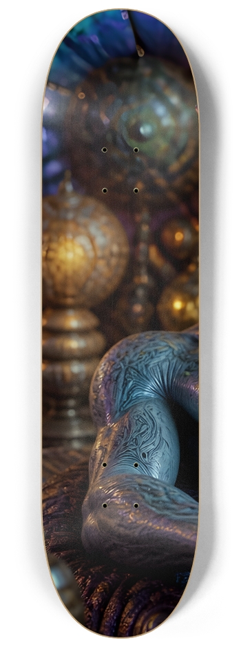Fractal Gray Skin #18 #1 8-1/4 Skateboard Deck