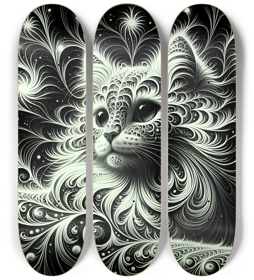 Fractal Coloring Page Cat #28