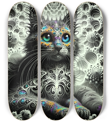 Fractal Coloring Page Cat #26