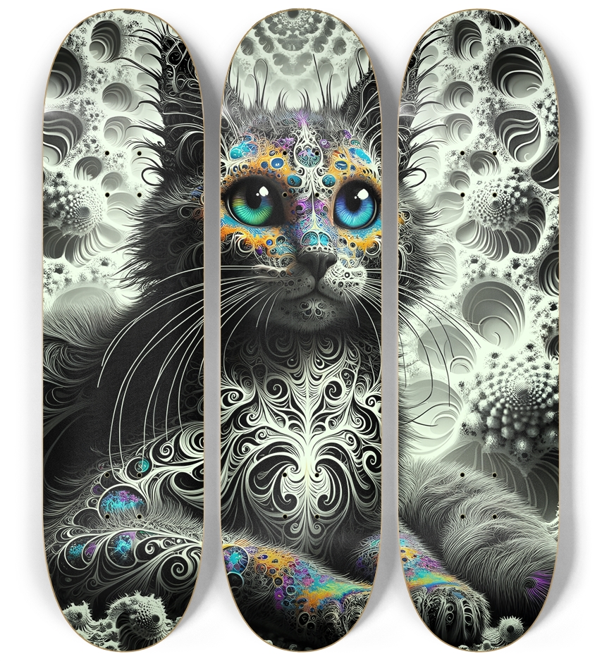 Fractal Coloring Page Cat #26