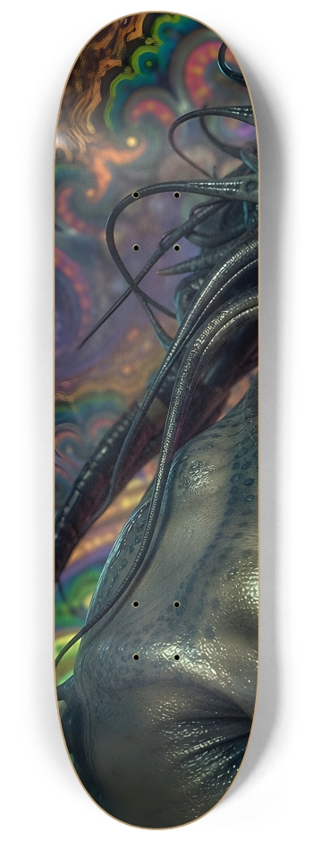 Fractal Gray Skin #3 #1 8-1/4 Skateboard Deck