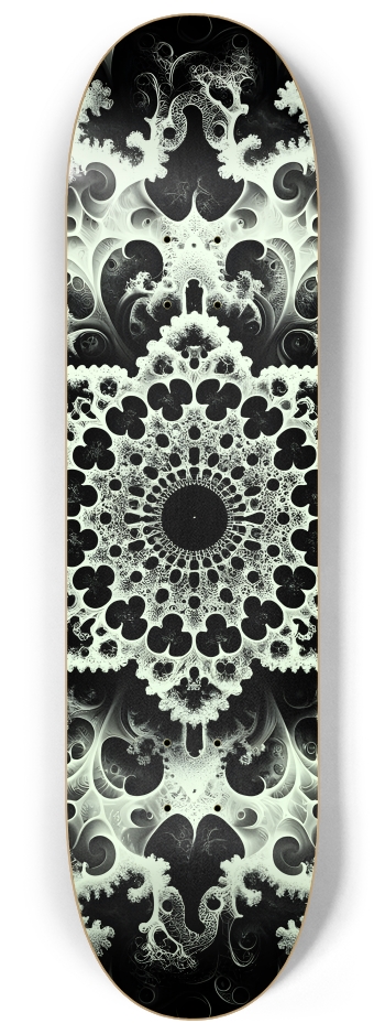 B&W Fractal #15 #2 8-1/4 Skateboard Deck