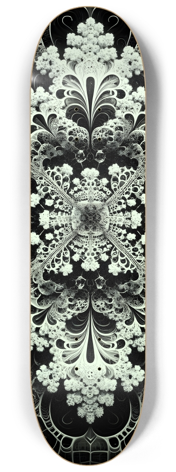 B&W Fractal #4 #2 8-1/4 Skateboard Deck