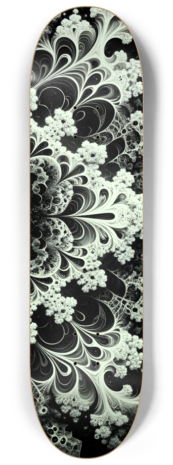 B&W Fractal #4 #3 8-1/4 Skateboard Deck