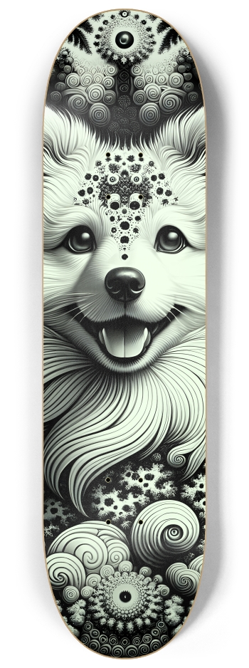 Fractal Coloring Page Dog #16 #2