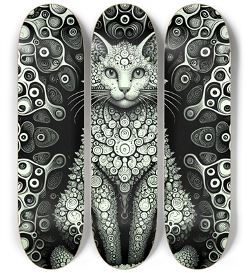 Fractal Coloring Page Cat #22