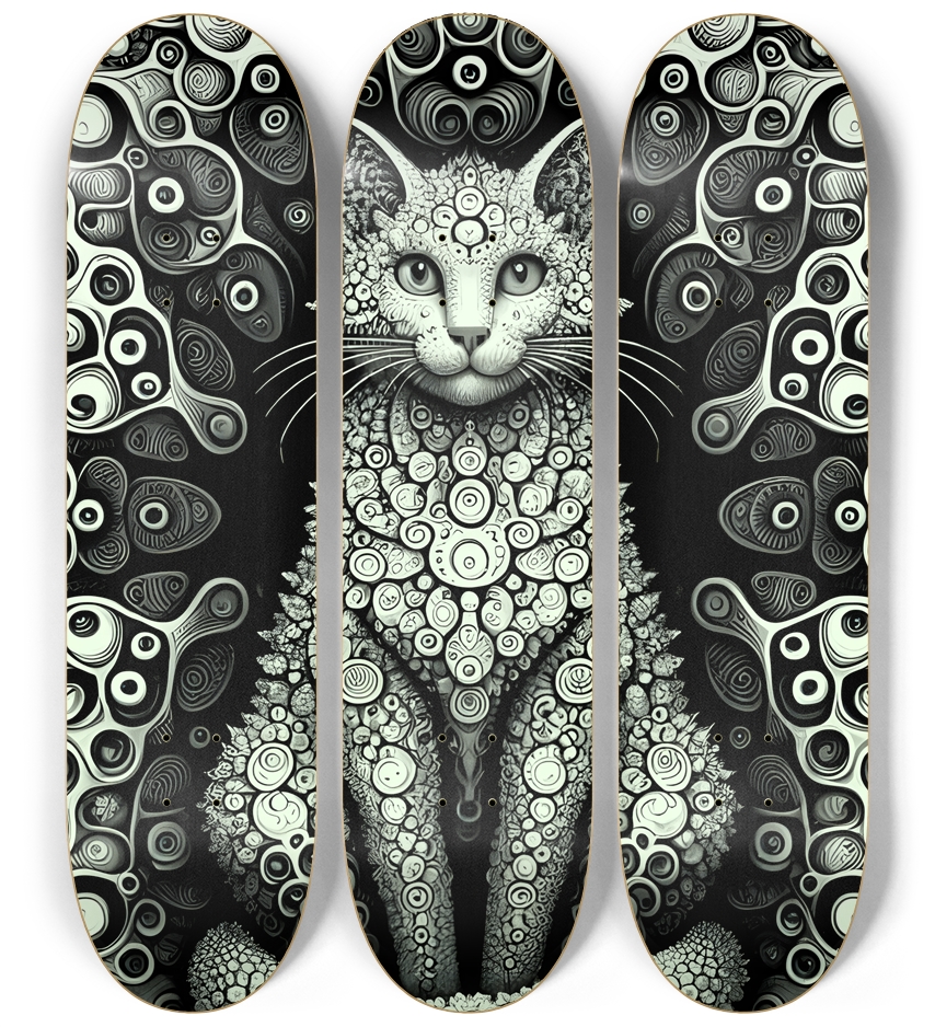 Fractal Coloring Page Cat #22