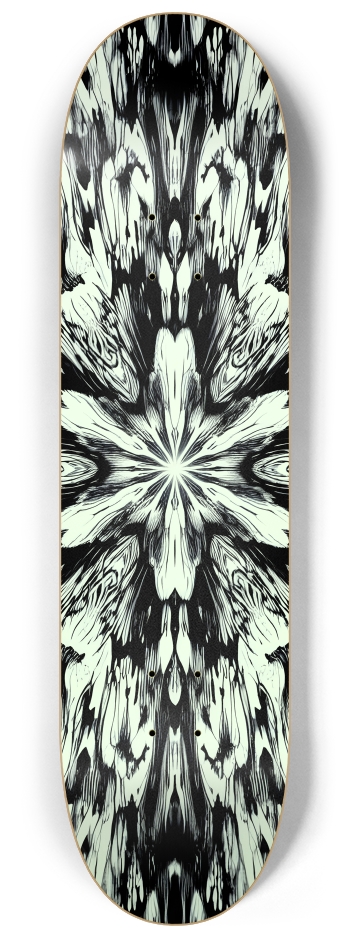 B&W Fractal #3 #2 8-1/4 Skateboard Deck