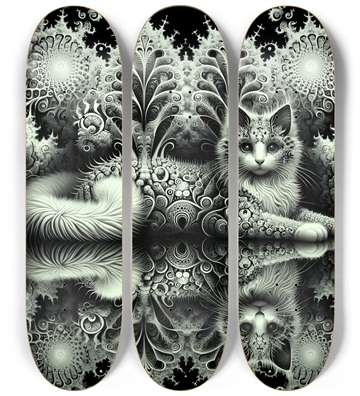Fractal Coloring Page Cat #25
