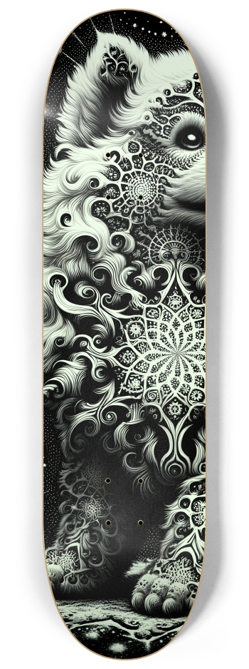 Fractal Coloring Page Dog #1 #1