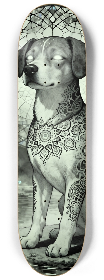 Fractal Coloring Page Dog #5 #2