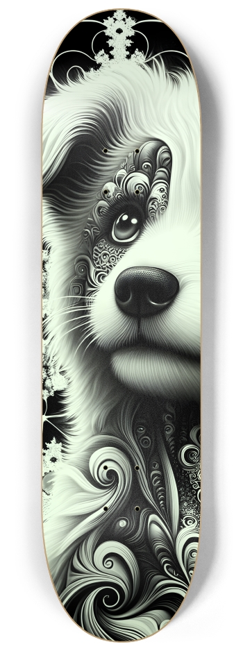 Fractal Coloring Page Dog #30 #2