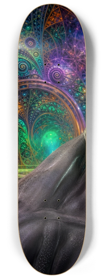Fractal Gray Skin #23 #1 8-1/4 Skateboard Deck