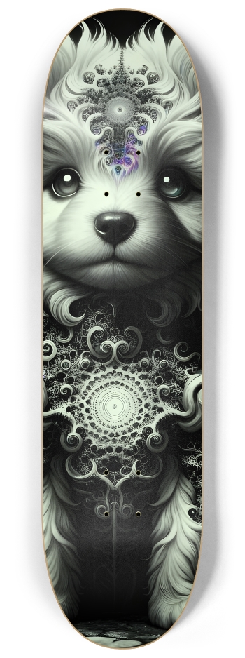 Fractal Coloring Page Dog #22 #2
