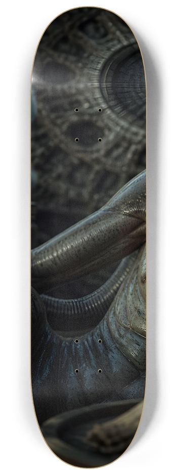 Fractal Gray Skin #11 #1 8-1/4 Skateboard Deck