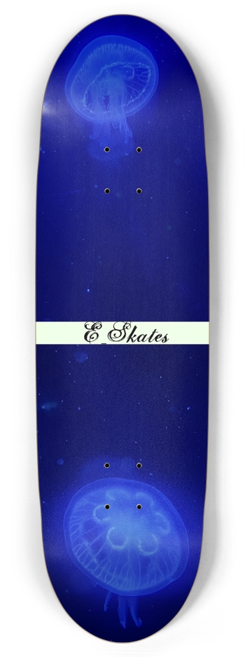GLOW IN THE DARK, Custom Skateboard JELLY