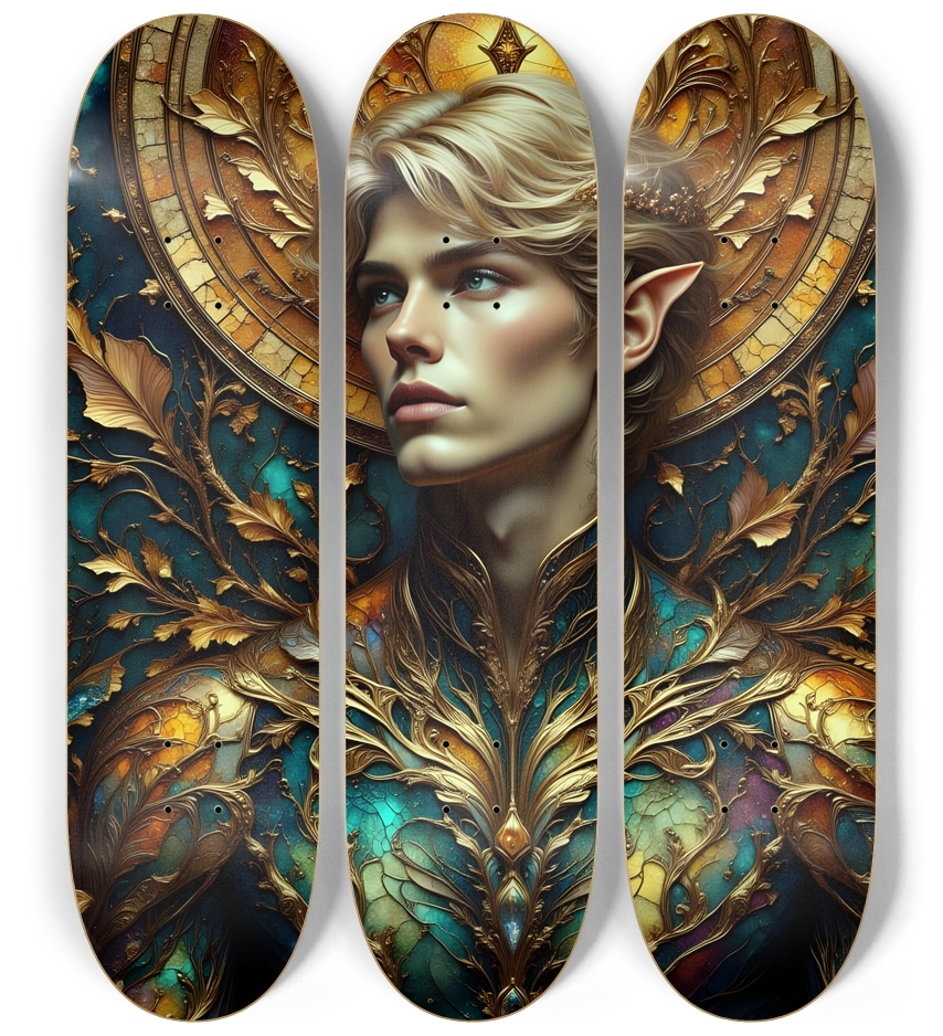 The Elf Prince - Blonde #10 3 Deck Wall Series