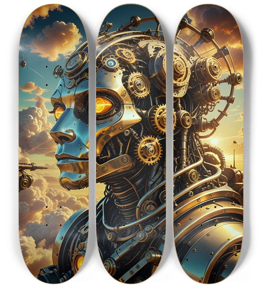 The Contemplation Machine #1 3 Deck Wall Series