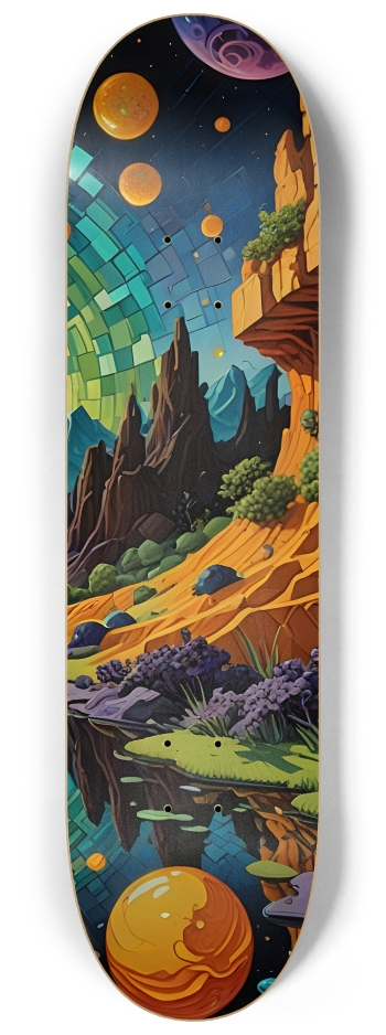 Sci-Fi #6 #3 8-1/4 Skateboard Deck