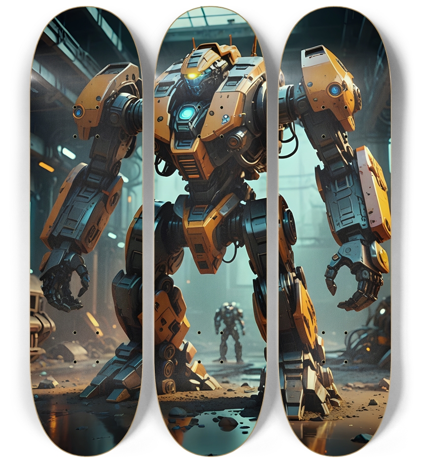 Battlebot #4 3 Deck Wall Series