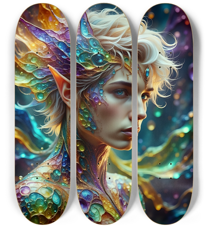 The Elf Prince - Bleach Blonde #4 3 Deck Wall Series
