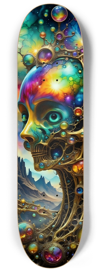 Sci-Fi #1 #2 8-1/4 Skateboard Deck