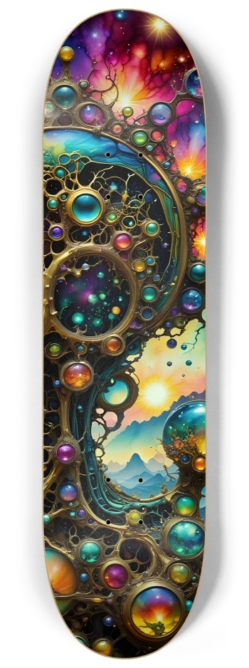 Sci-Fi #1 #3 8-1/4 Skateboard Deck