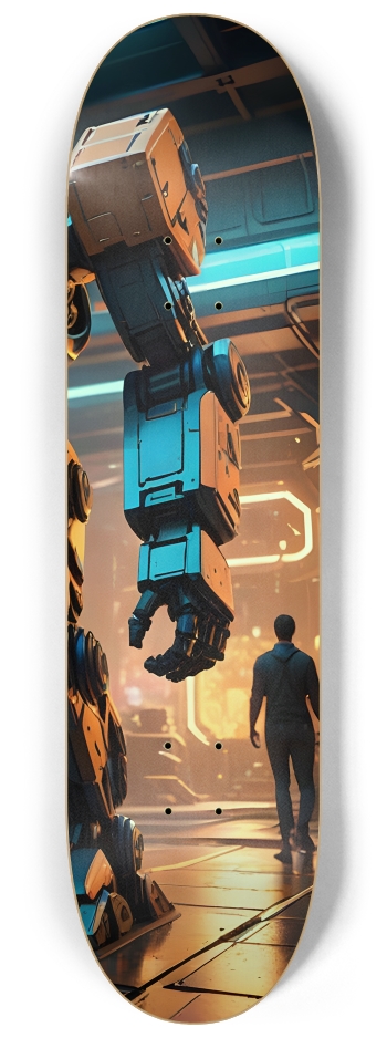 Battlebot #1 #3 8-1/4 Skateboard Deck